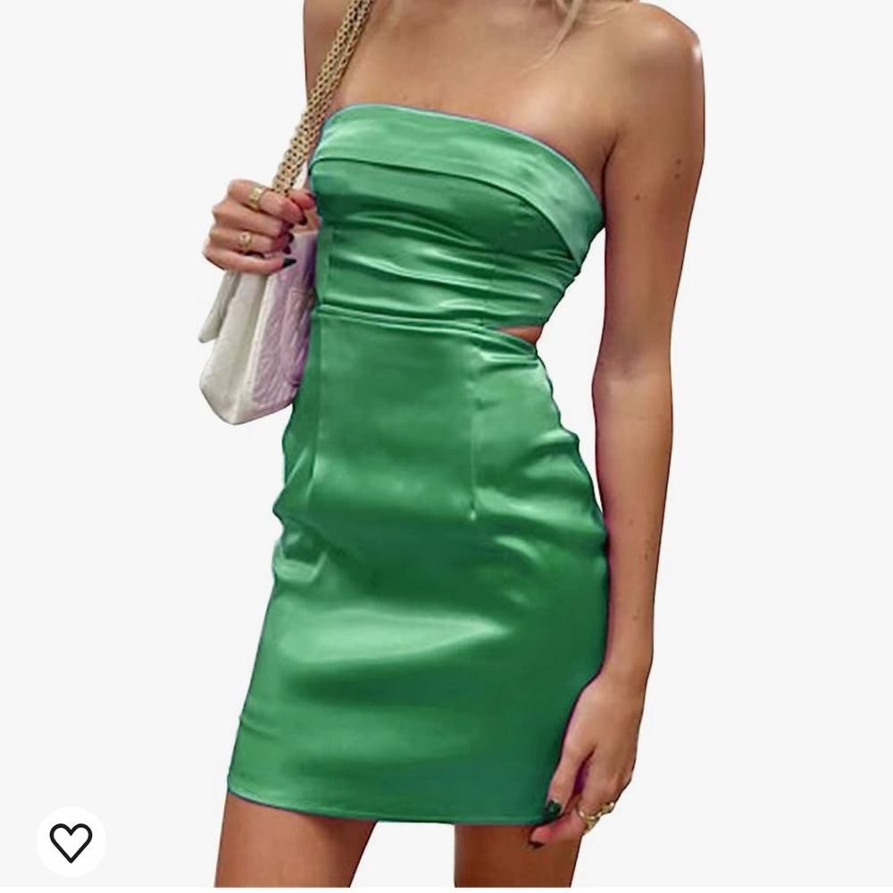Gorgeous green mini dress
